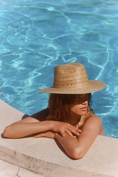 Palma fedora Palma Straw Fedora Hat | Lack of Color [US] main image 4