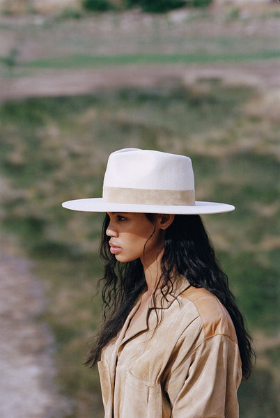 Lack of Color Hat - The Mirage, Ivory (M/57 cm) The Mirage Ivory – B.loved main image 4