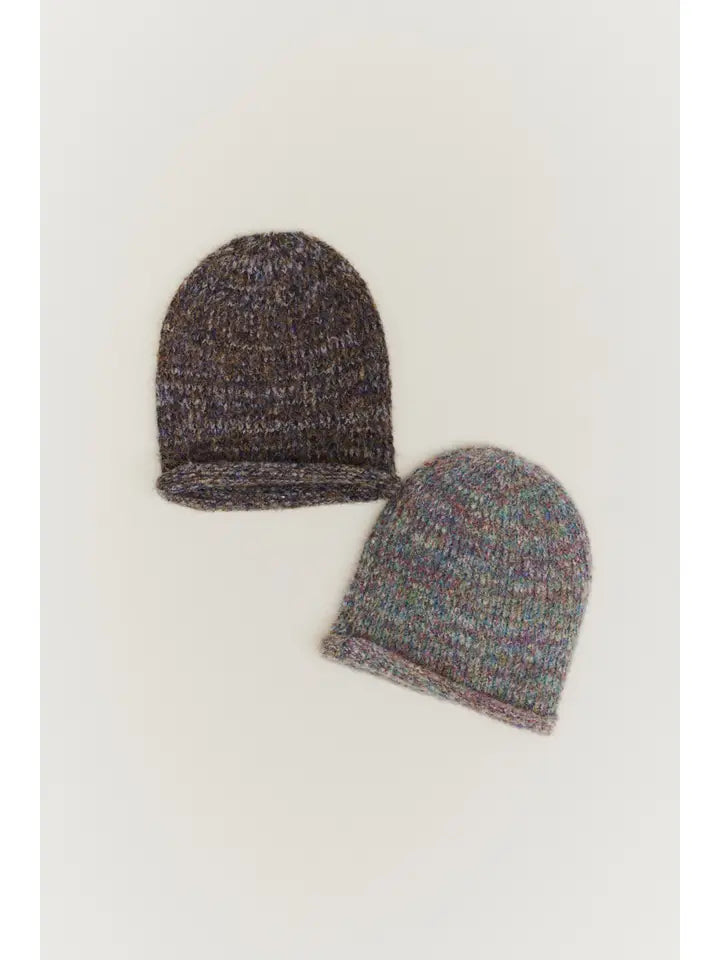 Colder Weather Beanie Darker Multi