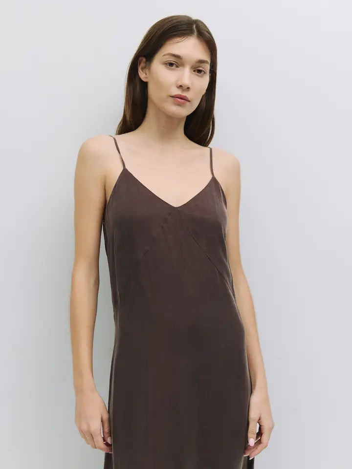 The Salem Dress Chocolate Brown