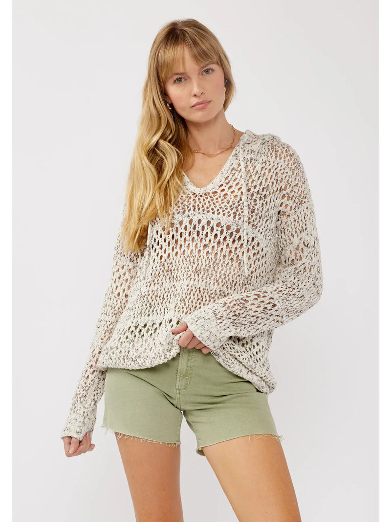 The Birch Pullover Ivory/Taupe