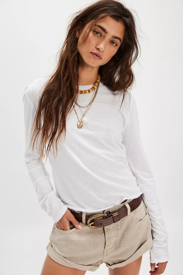Nova Tee Long Sleeve Ivory