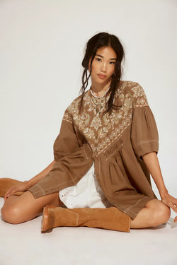 Orson Mini Dress Army Combo