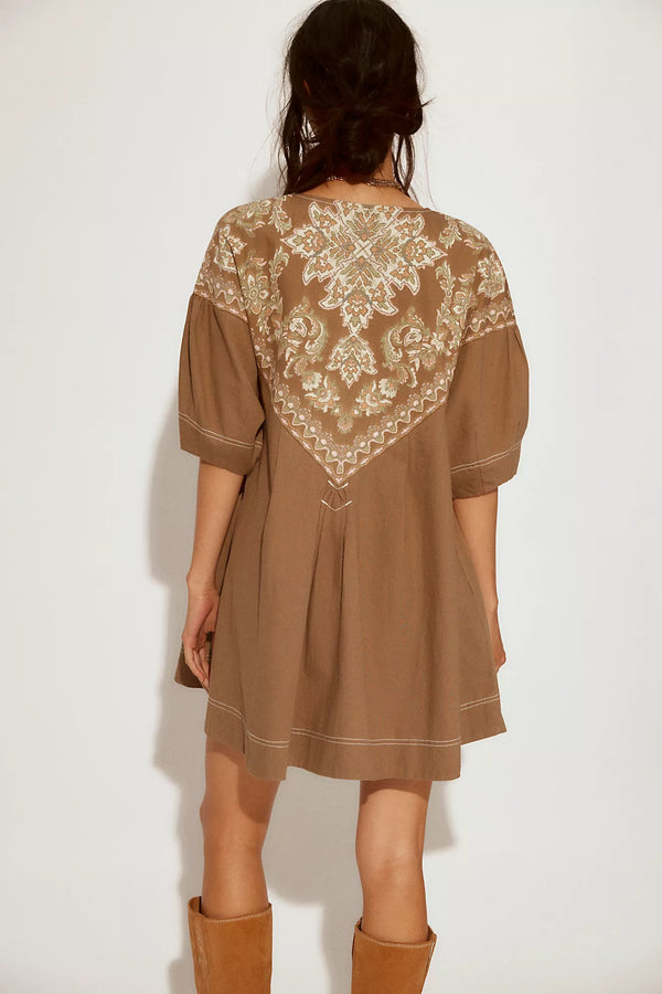 Orson Mini Dress Army Combo