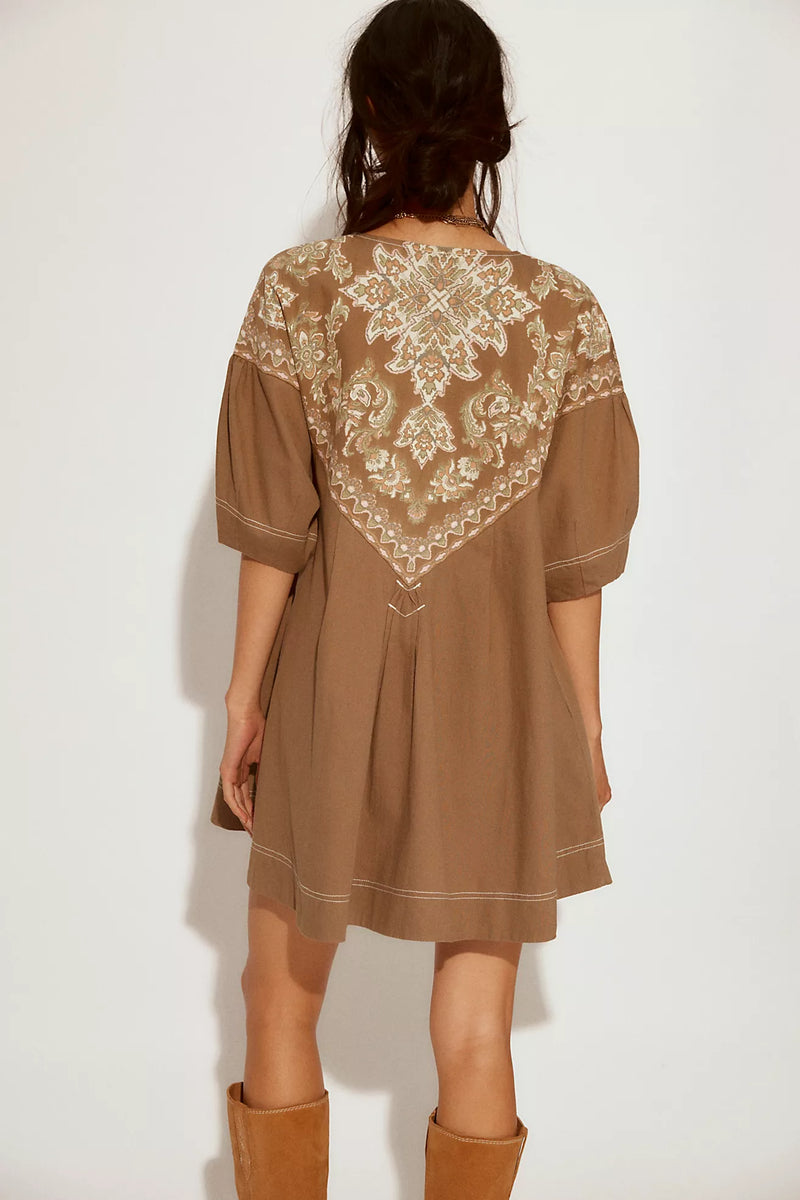 Orson Mini Dress Army Combo