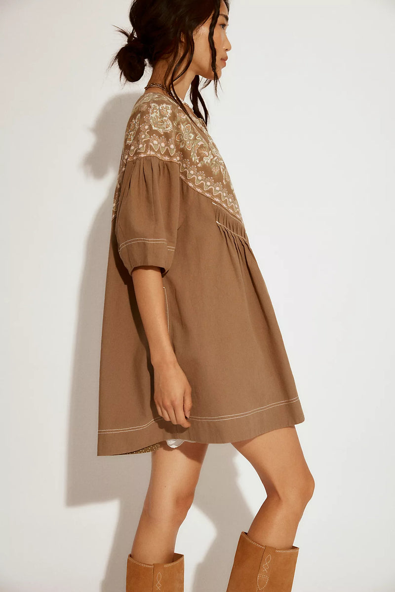 Orson Mini Dress Army Combo