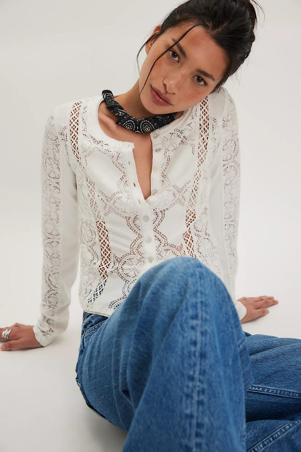 Jae Knit Long Sleeve Sugar Swizzle Combo