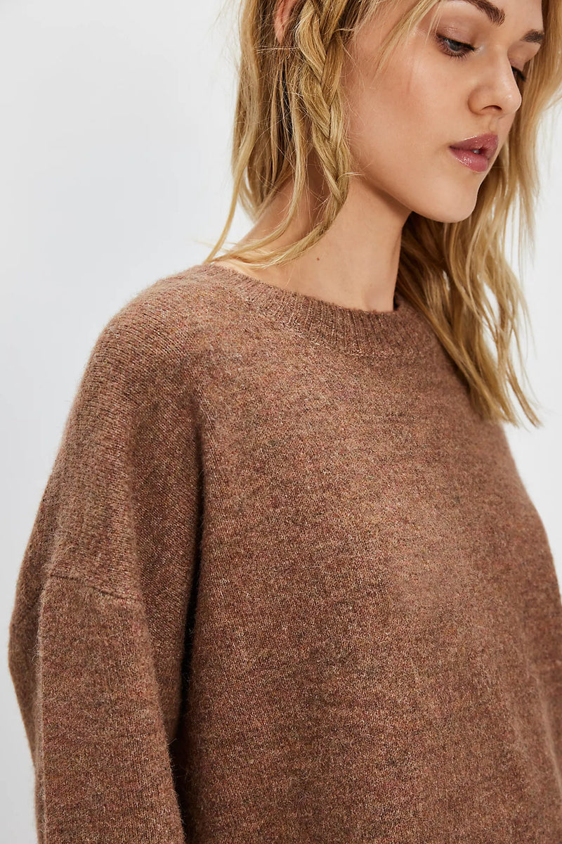Margot Sweater Tee Brownie Melange