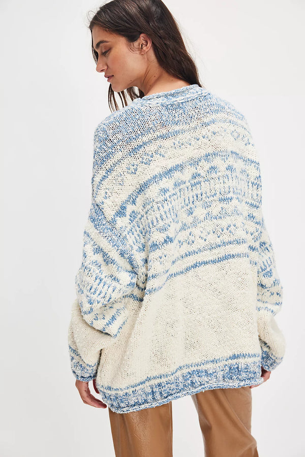 Dani Pattern Sweater Cloud Combo