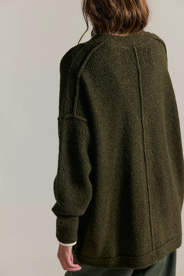 We The Free Blazing Cardi Dark Green