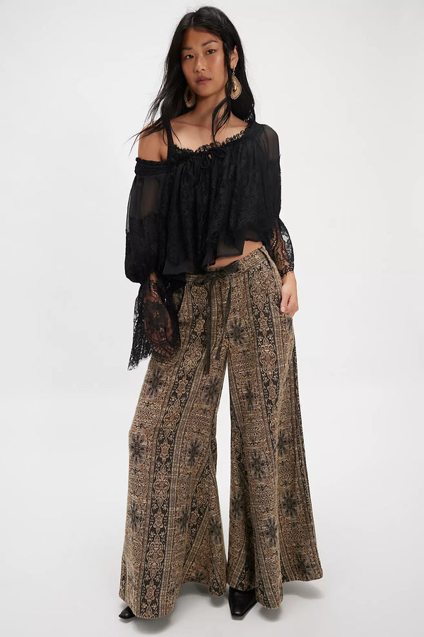 Dahlia Wide-Leg Pants Original Combo