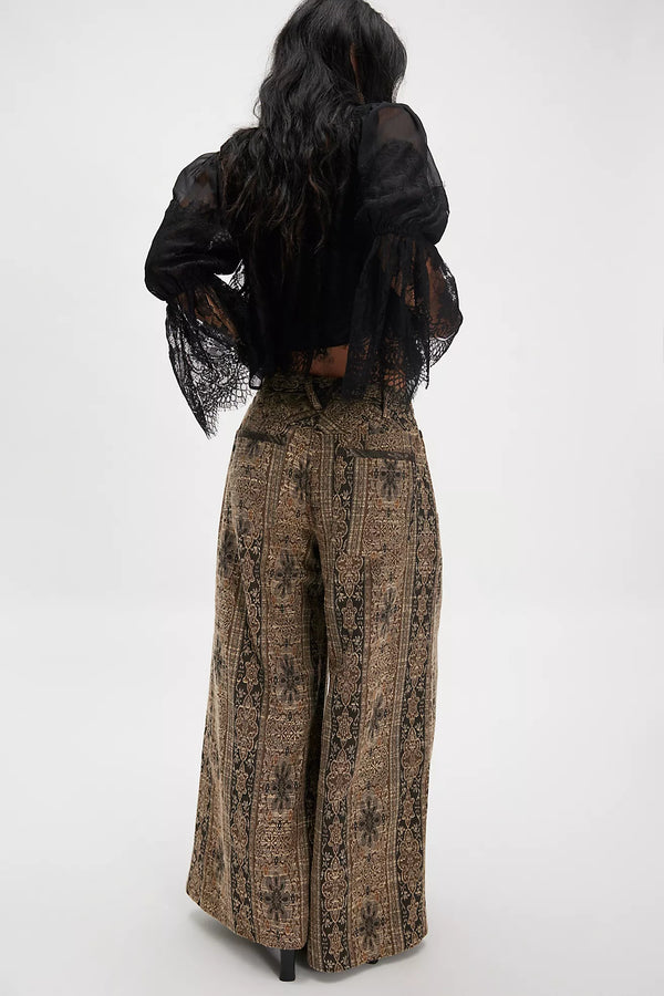 Dahlia Wide-Leg Pants Original Combo