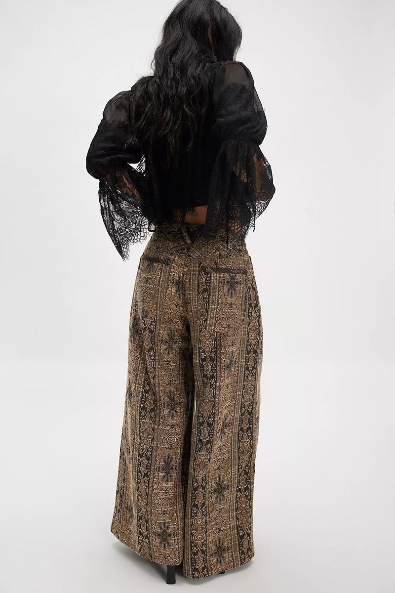 Dahlia Wide-Leg Pants Original Combo