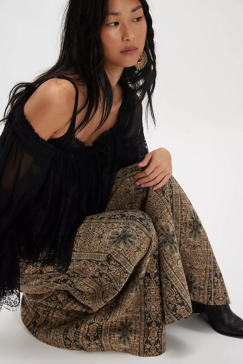Dahlia Wide-Leg Pants Original Combo
