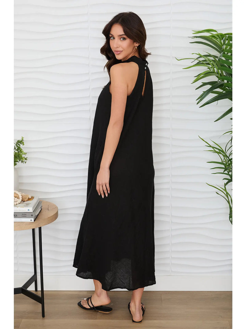Golden Hour Maxi Dress Black