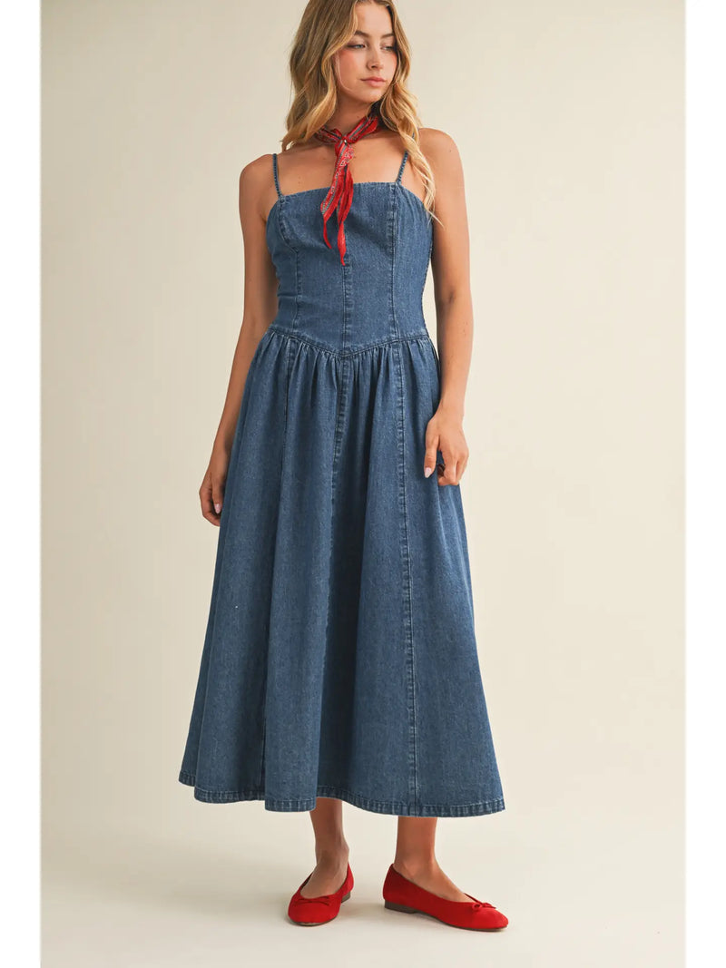 The Daisy Ridge Denim Dress