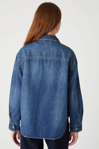 Cool Girl Denim Shirt Dark