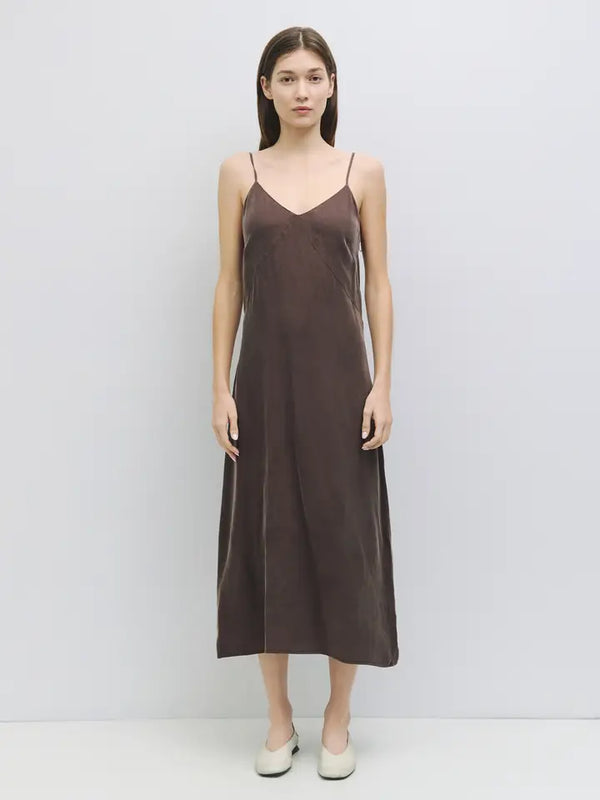 The Salem Dress Chocolate Brown