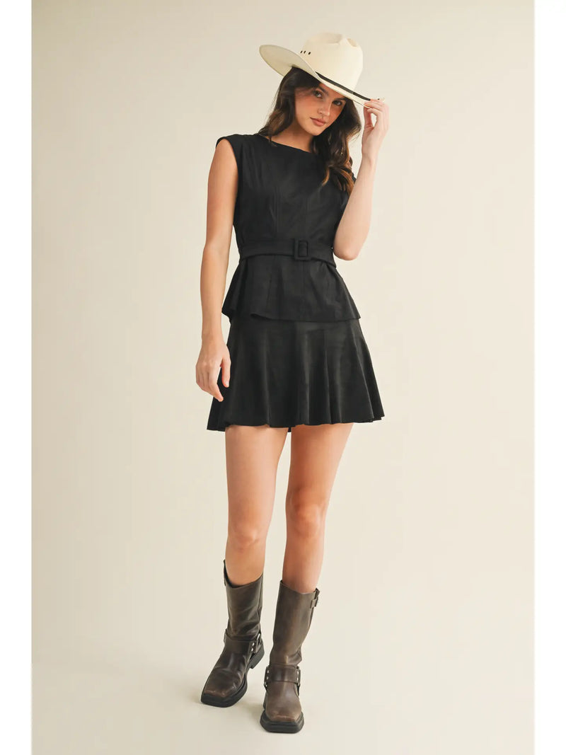 The Nightfall Skort Black