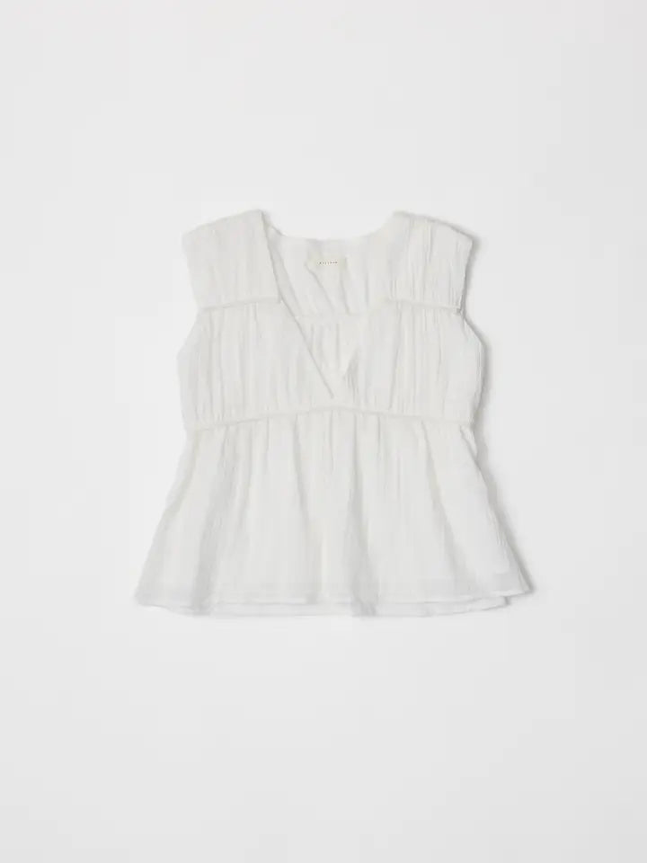 The Cora Top Off White