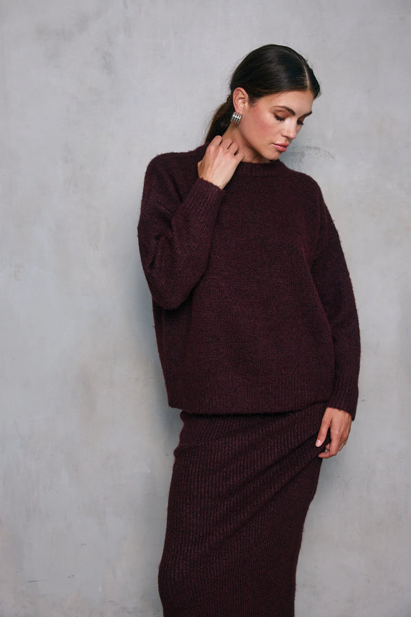 Hart Sweater Burgundy