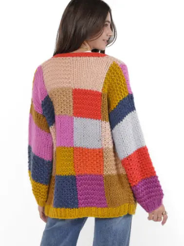 Electric Feels Handknit Cardigan