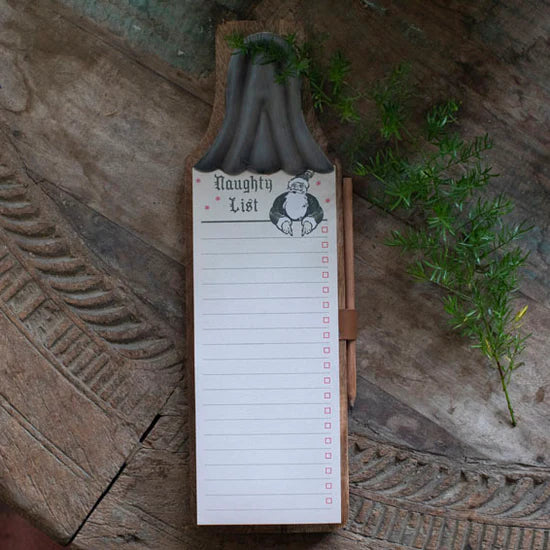 Naughty List Notepad