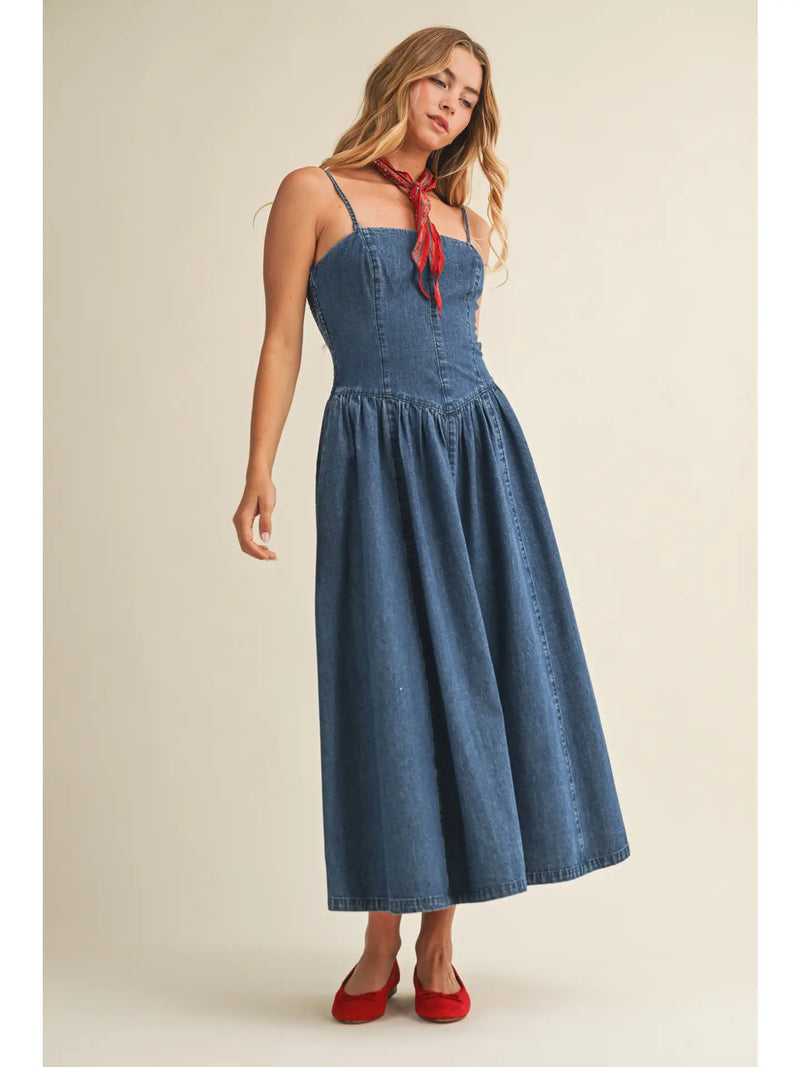 The Daisy Ridge Denim Dress