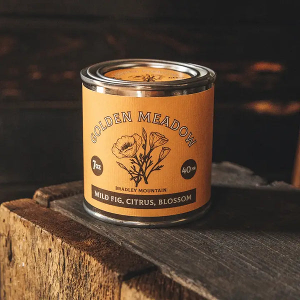 Golden Meadows Travel Candle