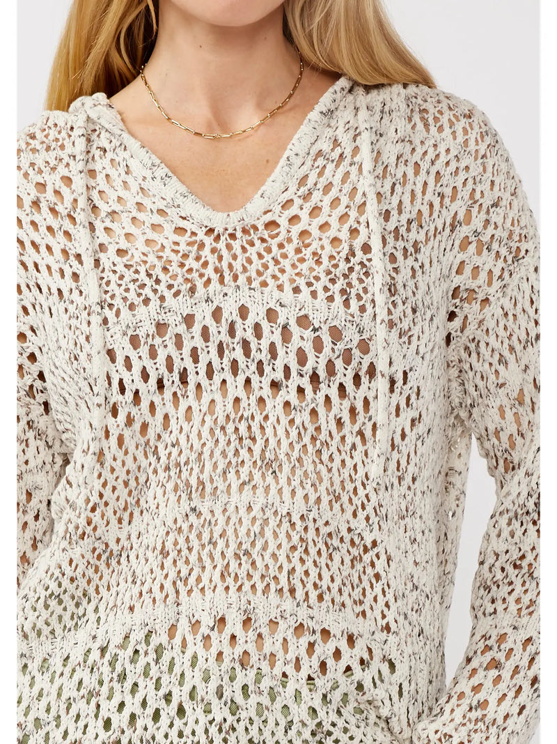 The Birch Pullover Ivory/Taupe