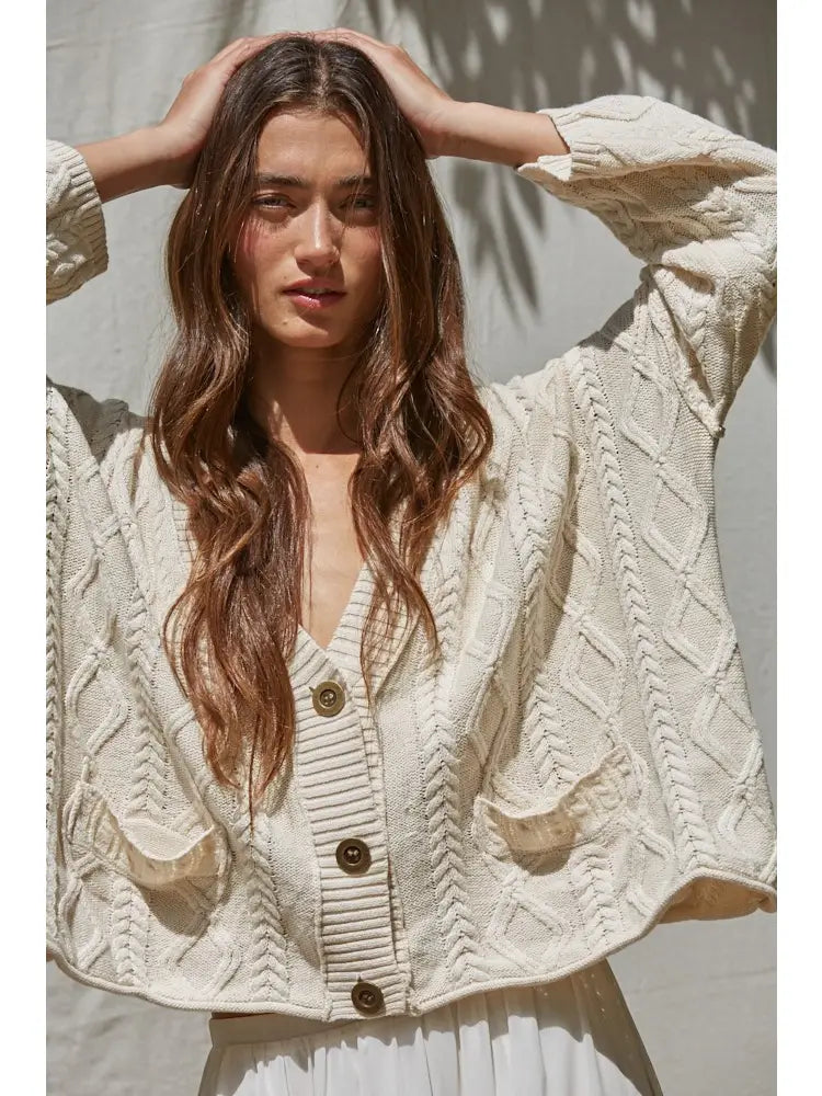 The Marlowe Cable Cardigan