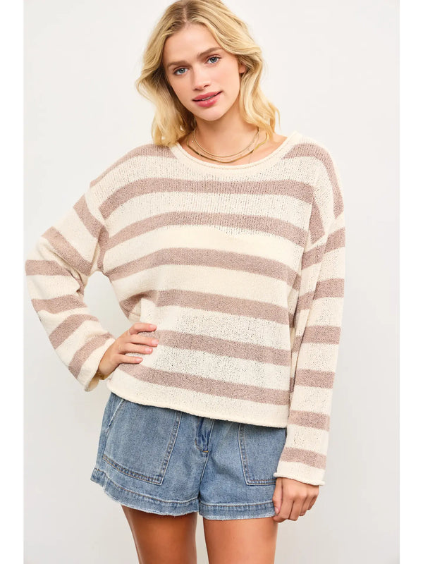 Smooth Sails Sweater Taupe