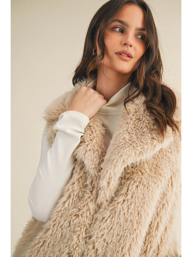 Run Around Fur Vest