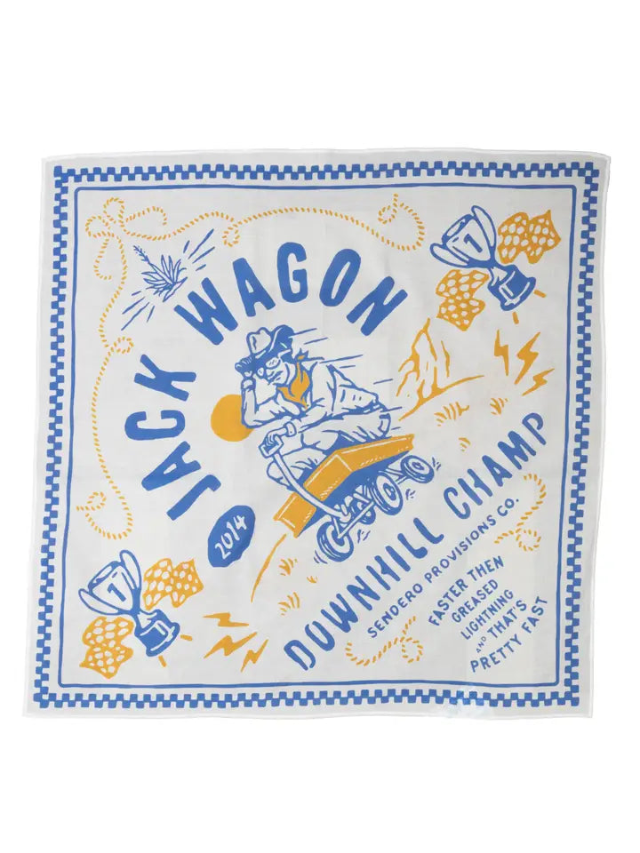 Jack Wagon Bandana Blue