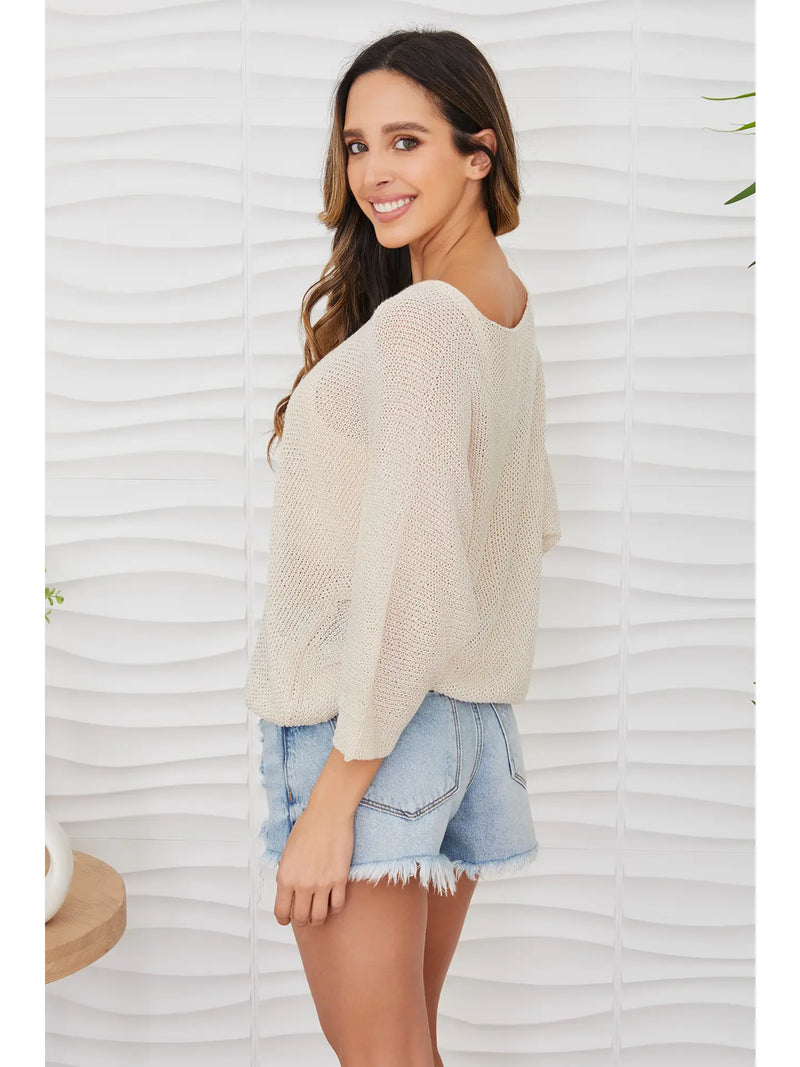 Sunwashed Sweater Biege