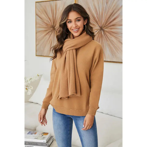 Viscose Cozy Scarf Camel