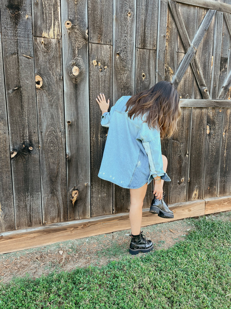 Mountain Roads Shirt Denim