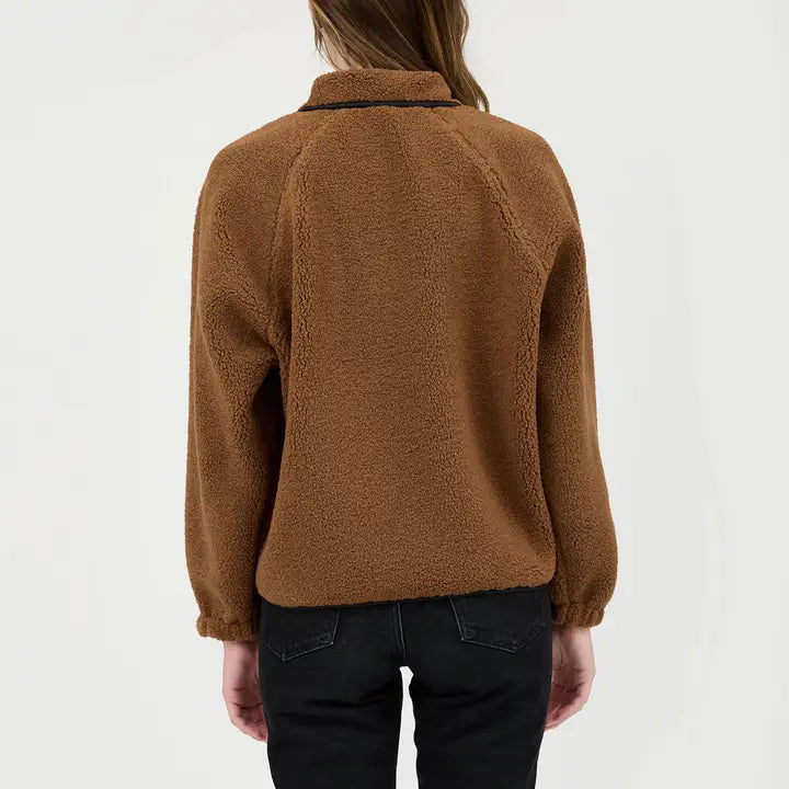 On the Go Fleece Jacket Brown