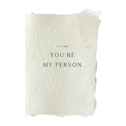 You're My Person Card