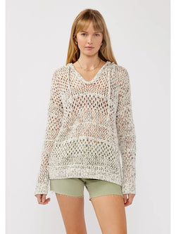 The Birch Pullover Ivory/Taupe