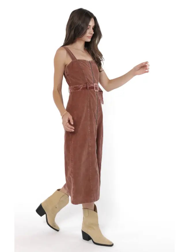 Dusty Trail Corduroy Dress