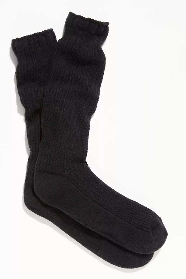 Staple Slouch Socks Black