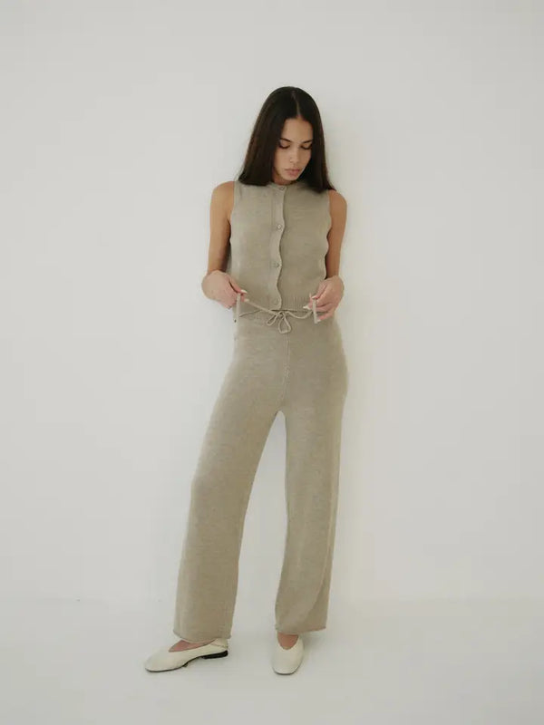 The Ona Pants Taupe