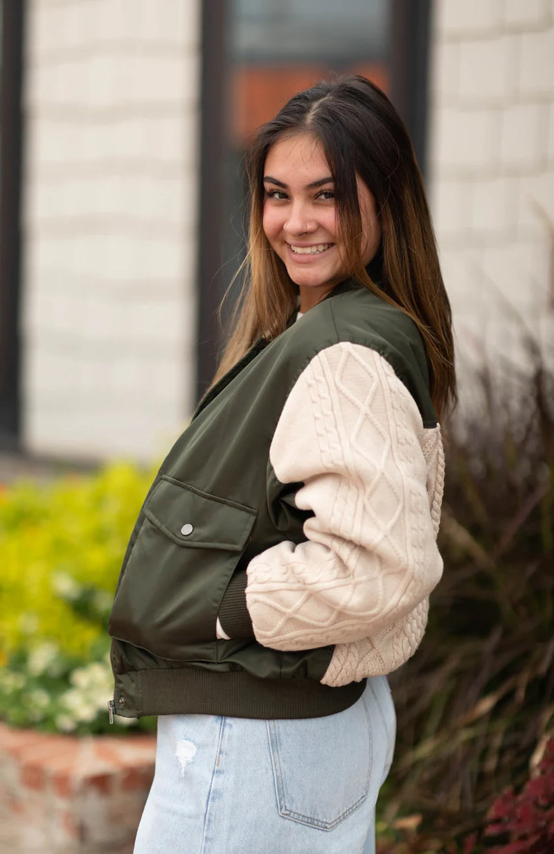 The Flight Jacket Military Olive