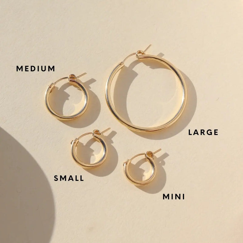 Classic Hoops 14K Gold Fill Mini