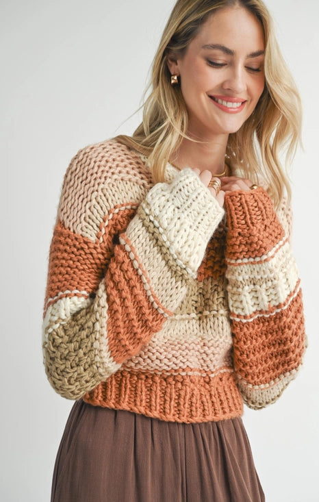 Dream Maker Sweater Multi Brick