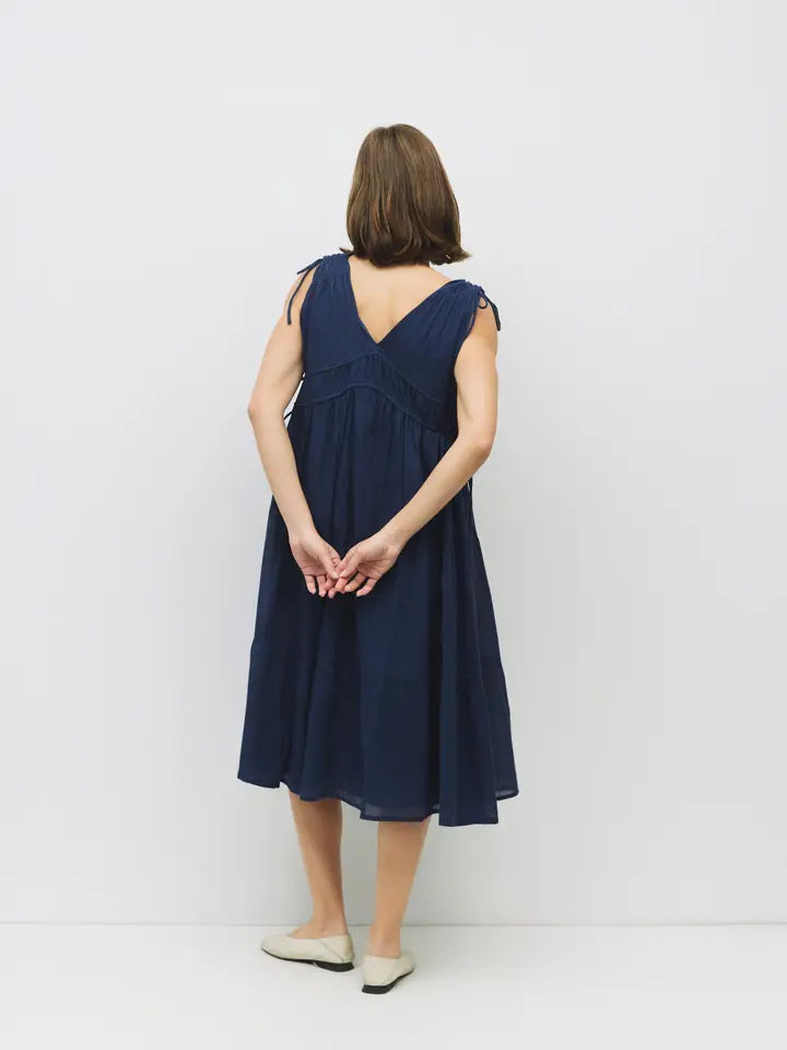The Ellice Dress Navy