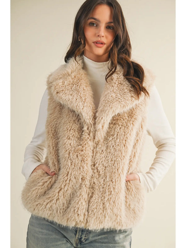 Run Around Fur Vest