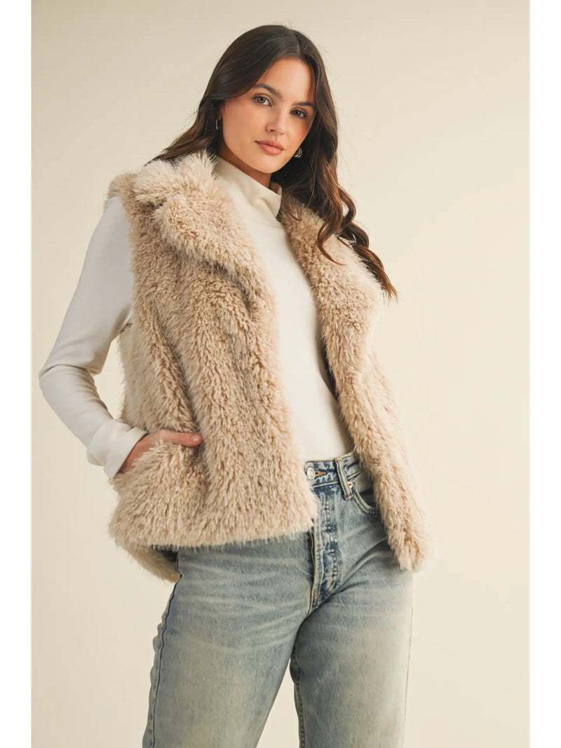 Run Around Fur Vest