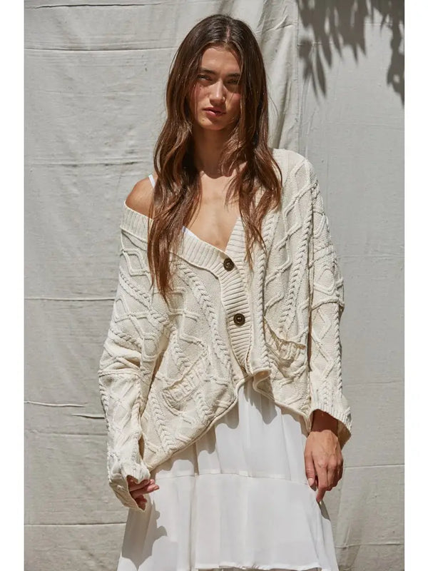 The Marlowe Cable Cardigan